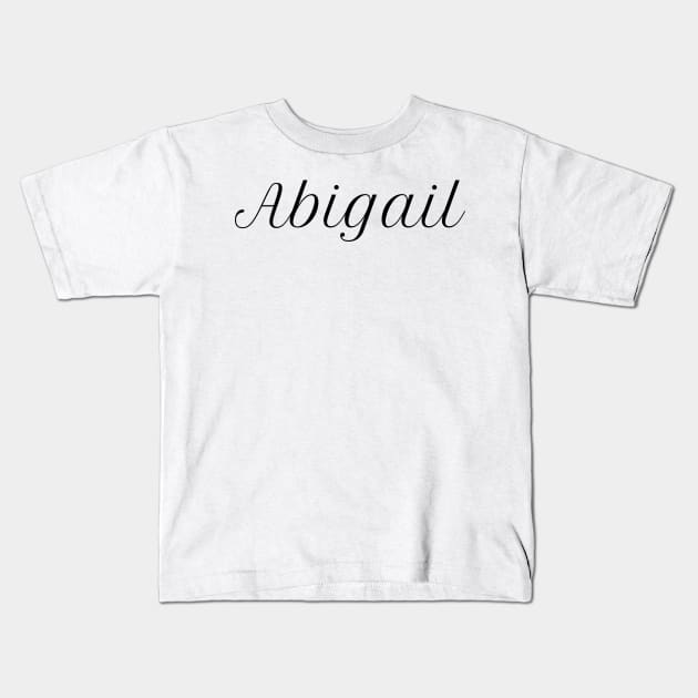 Abigail Kids T-Shirt by JuliesDesigns